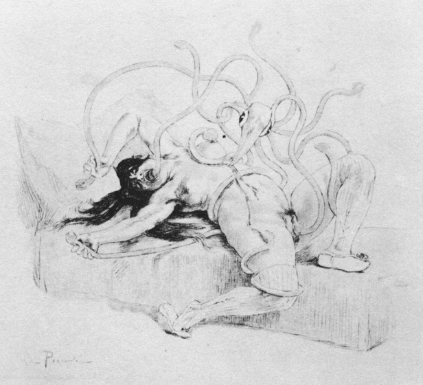 Félicien Rops, La Pieuvre,