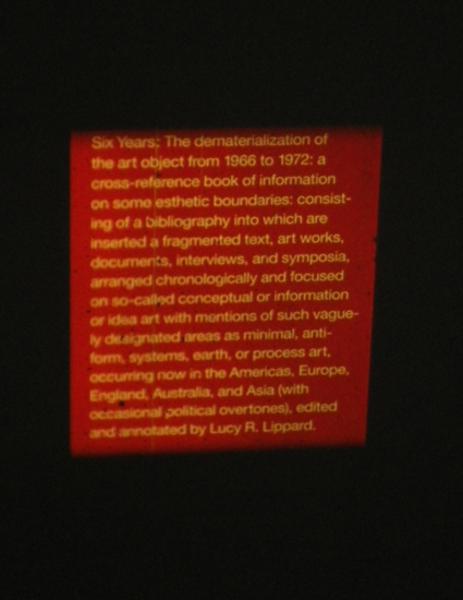 Jonathan Monk, 6 years, 2001