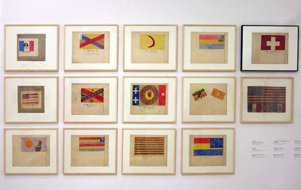 Henry Darger, drapeaux