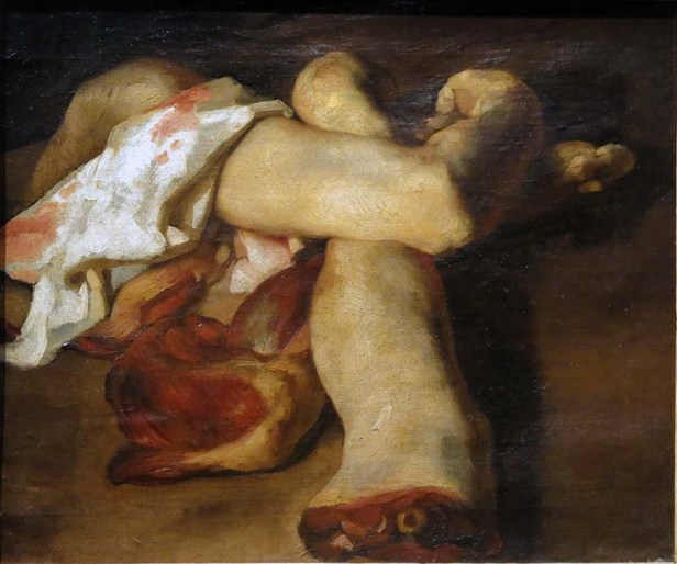 GERICAULT, Morceaux anatomiques ou étude de bras et de jambes pour le Radeau de la méduse, 1818-1819.