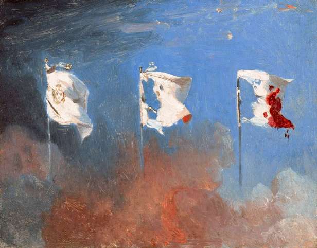 Léon Cogniet, Les drapeaux, 1885. Huile sur toile.