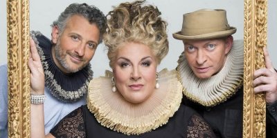 Le jury d' "A vos pinceaux" (Bruno Vannacci, Marianne James et Fabrice Bousteau)