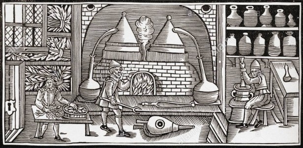 alchimie au moyen age